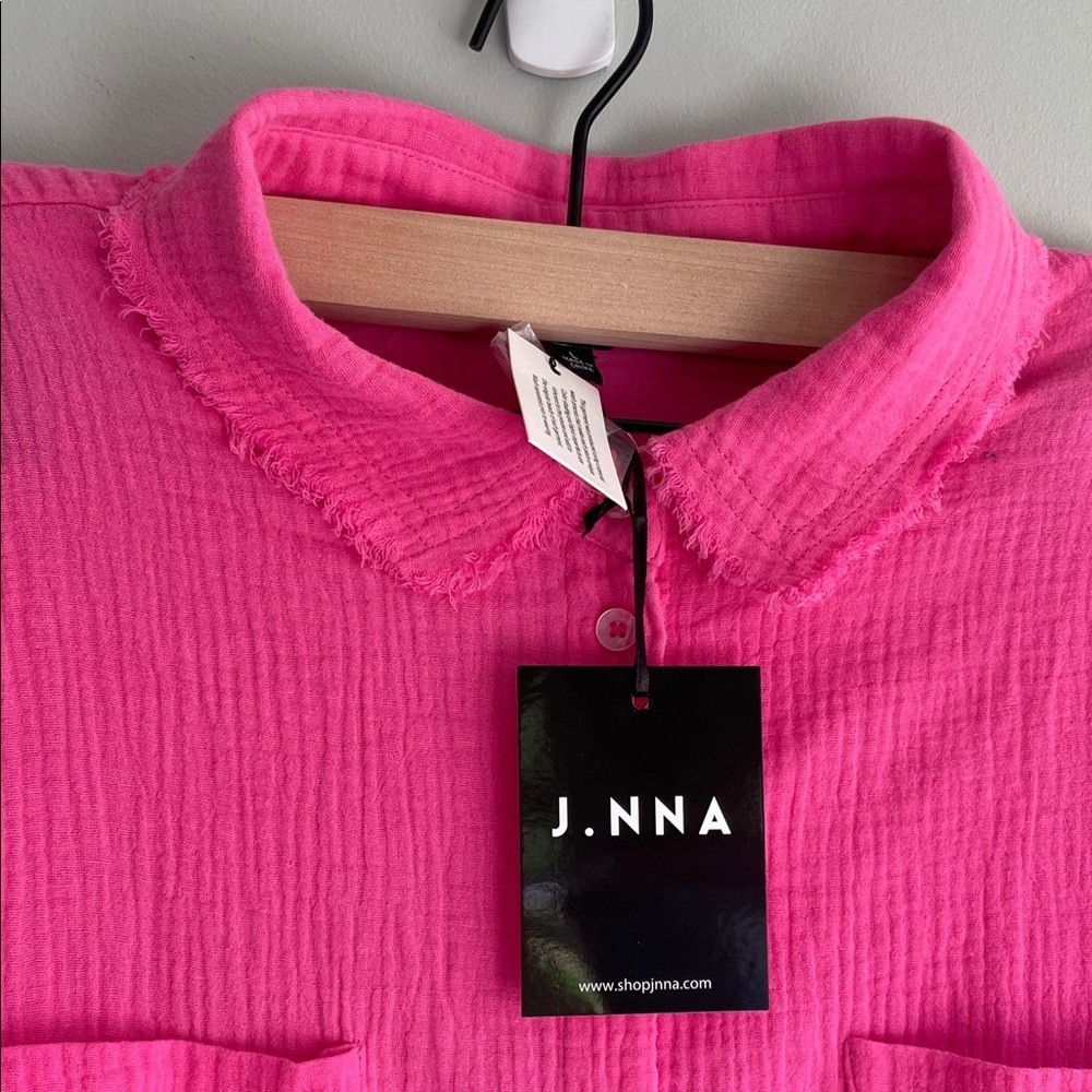 J.NNA Pink Button-Up Shirt - Picture 8 of 13